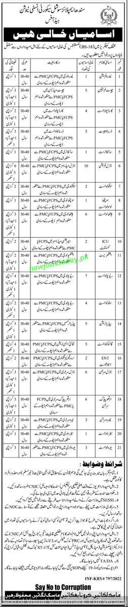 sindh-employees-social-security-jobs-2022