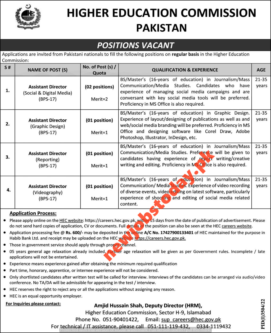 Jobs  In Higher Education Commission Careers
